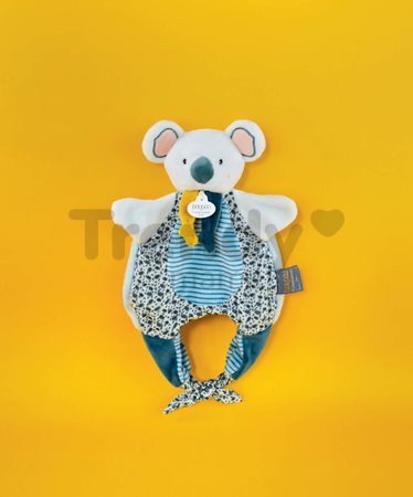 Plyšová koala na bábkové divadlo Doudou Amusette 3v1 Doudou et Compagnie modrá 30 cm od 0 mes