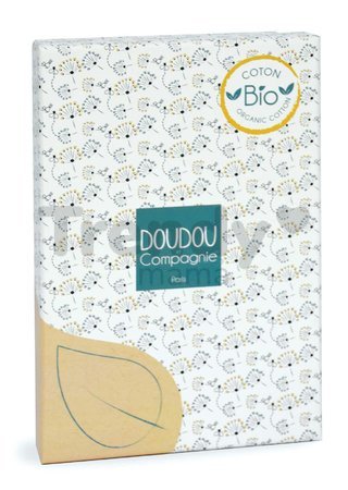 Plyšová líška na maznanie The Organic Fox Doudou et Compagnie so vzorom 20 cm v darčekovom balení 3 rôzne druhy od 0 mes