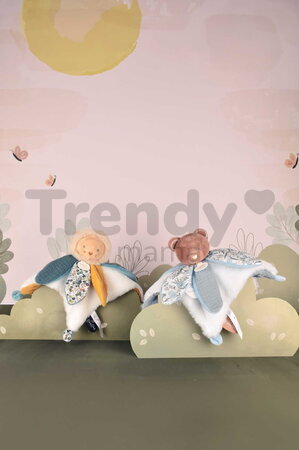 Plüss oroszlán dédelgetéshez Lion Doudou Petal Boh'aime Doudou et Compagnie sárga 27 cm ajándékcsomagolásban 0 hó-tól