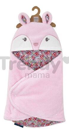 Plyšová zavinovačka pre bábätká Baby Nest Deer Boh'aime Doudou et Compagnie ružová 70 cm od 0 mes DC4031