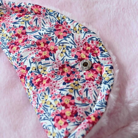 Plyšová zavinovačka pre bábätká Baby Nest Deer Boh'aime Doudou et Compagnie ružová 70 cm od 0 mes DC4031