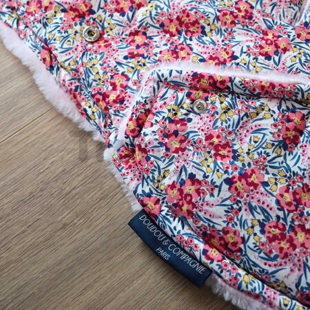 Plyšová zavinovačka pre bábätká Baby Nest Deer Boh'aime Doudou et Compagnie ružová 70 cm od 0 mes DC4031