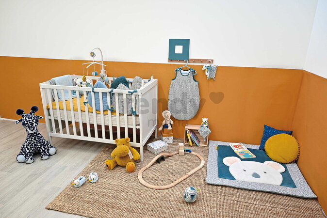Mantinel do postieľky Yoca le Koala Cot Bumper Doudou et Compagnie modrý 180*130 cm od 0 mes DC4039