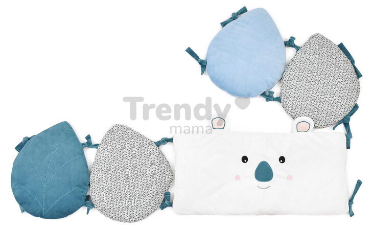Mantinel do postieľky Yoca le Koala Cot Bumper Doudou et Compagnie modrý 180*130 cm od 0 mes DC4039
