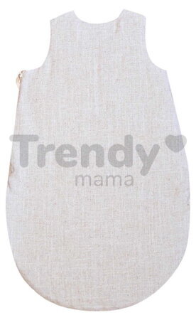Spací vak pre bábätko Happy Wild Baby Sleeping Bag Doudou et Compagnie béžový 70 cm od 0-6 mes DC4042