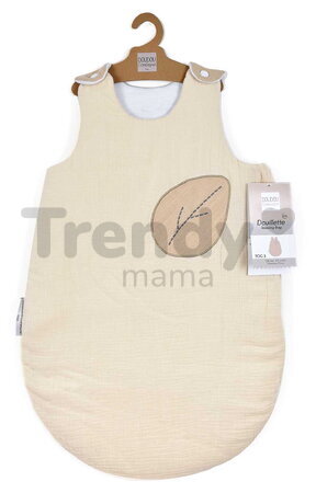 Spací vak pre bábätko Happy Wild Baby Sleeping Bag Doudou et Compagnie béžový 70 cm od 0-6 mes DC4042