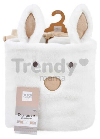 Mantinel do postieľky Happy Wild Cot Bumper Doudou et Compagnie béžový 180*130 cm od 0 mes DC4043