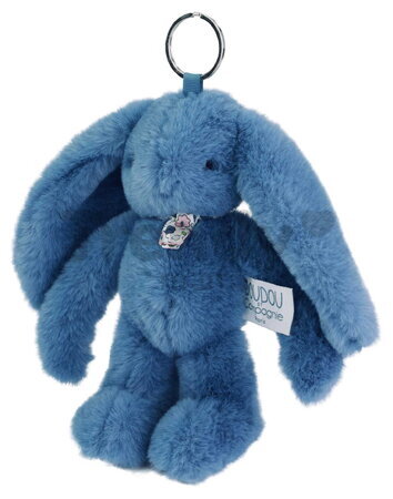 Plyšový zajačik prívesok na kľúče Bunny Keyring Doudou et Compagnie viac farieb 18 cm od 24 mes DC4295