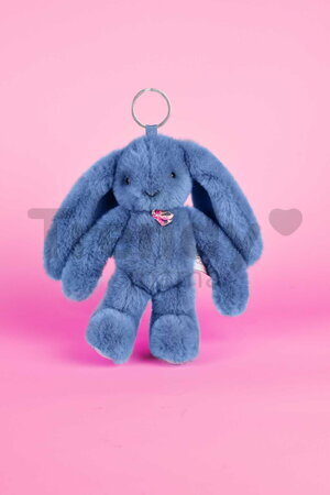 Plyšový zajačik prívesok na kľúče Bunny Keyring Doudou et Compagnie viac farieb 18 cm od 24 mes DC4295