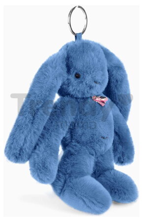 Plyšový zajačik prívesok na kľúče Bunny Keyring Doudou et Compagnie viac farieb 18 cm od 24 mes DC4295