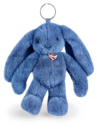 Plyšový zajačik prívesok na kľúče Bunny Keyring Doudou et Compagnie viac farieb 18 cm od 24 mes DC4295