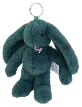 Plyšový zajačik prívesok na kľúče Bunny Keyring Doudou et Compagnie viac farieb 18 cm od 24 mes DC4295