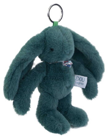 Plyšový zajačik prívesok na kľúče Bunny Keyring Doudou et Compagnie viac farieb 18 cm od 24 mes DC4295