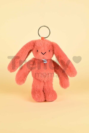 Plyšový zajačik prívesok na kľúče Bunny Keyring Doudou et Compagnie viac farieb 18 cm od 24 mes DC4295