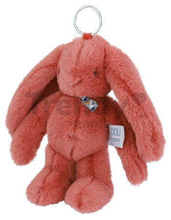 Plyšový zajačik prívesok na kľúče Bunny Keyring Doudou et Compagnie viac farieb 18 cm od 24 mes DC4295