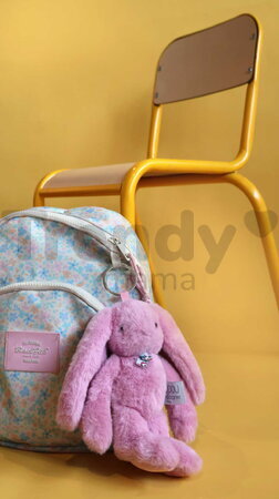 Plyšový zajačik prívesok na kľúče Bunny Keyring Doudou et Compagnie viac farieb 18 cm od 24 mes DC4295