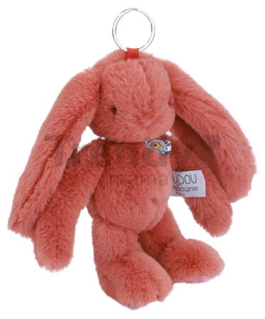 Plyšový zajačik prívesok na kľúče Bunny Keyring Doudou et Compagnie viac farieb 18 cm od 24 mes DC4295