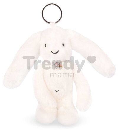 Plyšový zajačik prívesok na kľúče Bunny Keyring Doudou et Compagnie viac farieb 18 cm od 24 mes DC4295