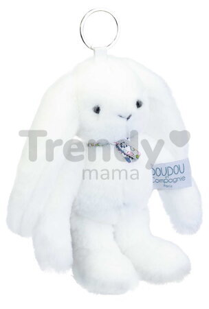 Plyšový zajačik prívesok na kľúče Bunny Keyring Doudou et Compagnie viac farieb 18 cm od 24 mes DC4295