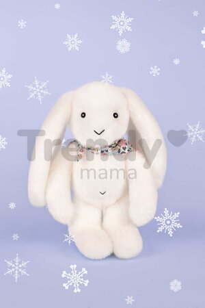 Plyšový zajačik Fleurette the Bunny White Doudou et Compagnie biely 25 cm od 0 mes