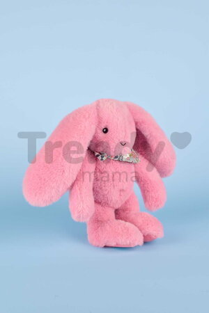 Plyšový zajačik Fleurette the Bunny Grenadine Doudou et Compagnie ružový 25 cm od 0 mes