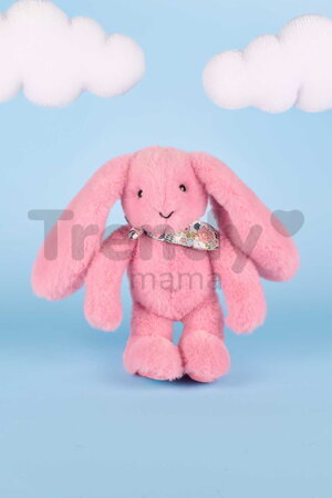 Plyšový zajačik Fleurette the Bunny Grenadine Doudou et Compagnie ružový 25 cm od 0 mes