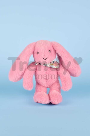 Plyšový zajačik Fleurette the Bunny Grenadine Doudou et Compagnie ružový 25 cm od 0 mes