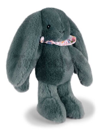 Plyšový zajačik Fleurette the Bunny Eucalyptus Doudou et Compagnie zelený 25 cm od 0 mes