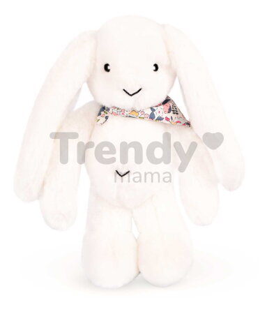 Plyšový zajko Fleurette the Bunny White Doudou et Compagnie biely 35 cm od 0 mes