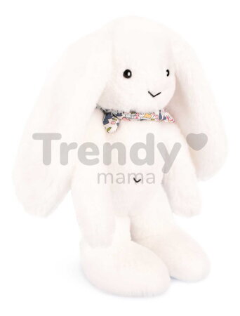 Plyšový zajko Fleurette the Bunny White Doudou et Compagnie biely 35 cm od 0 mes