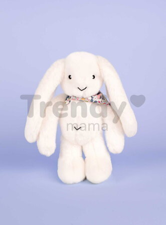 Plyšový zajko Fleurette the Bunny White Doudou et Compagnie biely 35 cm od 0 mes