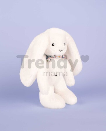 Plyšový zajko Fleurette the Bunny White Doudou et Compagnie biely 35 cm od 0 mes