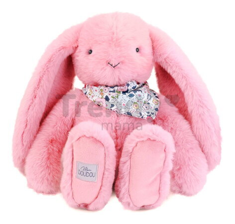 Plyšový zajko Fleurette the Bunny Grenadine Doudou et Compagnie ružový 35 cm od 0 mes