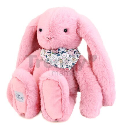 Plyšový zajko Fleurette the Bunny Grenadine Doudou et Compagnie ružový 35 cm od 0 mes