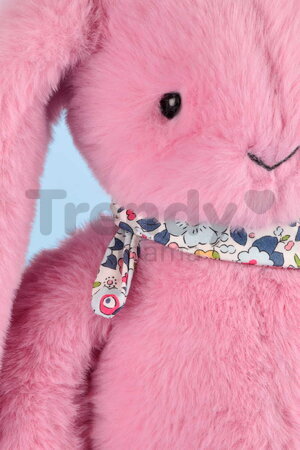 Plyšový zajko Fleurette the Bunny Grenadine Doudou et Compagnie ružový 35 cm od 0 mes