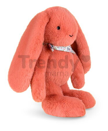Plyšový zajko Fleurette the Bunny Terracotta Doudou et Compagnie oranžový 35 cm od 0 mes