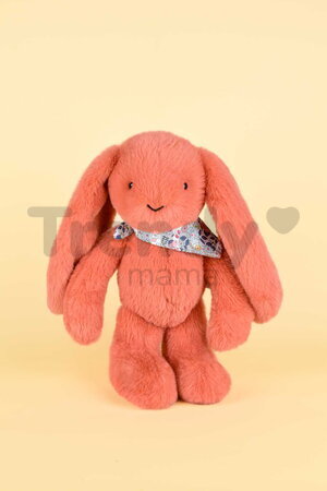 Plyšový zajko Fleurette the Bunny Terracotta Doudou et Compagnie oranžový 35 cm od 0 mes