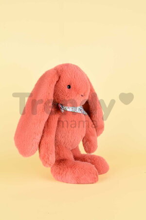 Plyšový zajko Fleurette the Bunny Terracotta Doudou et Compagnie oranžový 35 cm od 0 mes