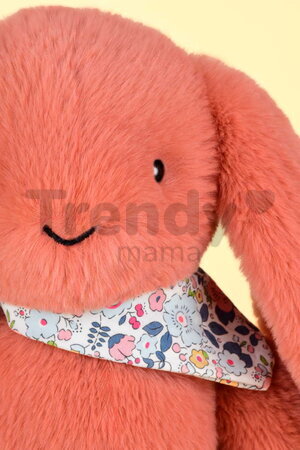 Plyšový zajko Fleurette the Bunny Terracotta Doudou et Compagnie oranžový 35 cm od 0 mes