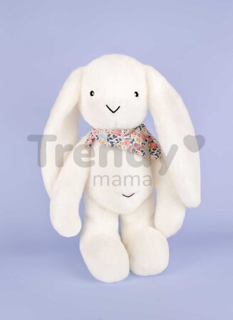 Plyšový zajac Fleurette the Bunny White Doudou et Compagnie biely 50 cm od 0 mes