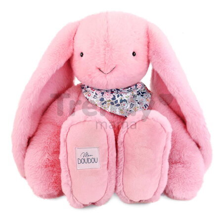 Plyšový zajac Fleurette the Bunny Grenadine Doudou et Compagnie ružový 50 cm od 0 mes