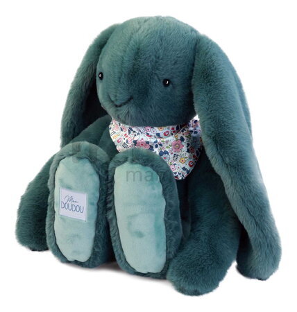 Plyšový zajac Fleurette the Bunny Eucalyptus Doudou et Compagnie zelený 50 cm od 0 mes