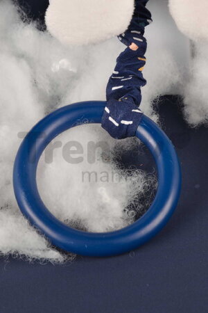 Plyšový medvedík s melódiou svietiaci v tme Moonlight Collection Music Box Doudou et Compagnie v darčekovom balení biely 17 cm od 0 mes