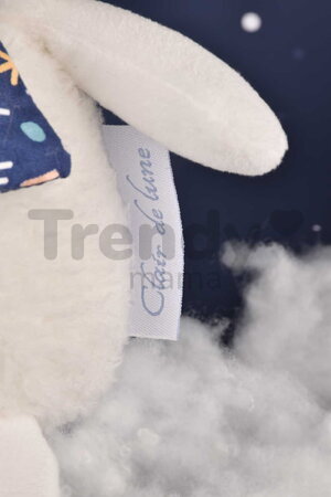 Plyšový medvedík s melódiou svietiaci v tme Moonlight Collection Music Box Doudou et Compagnie v darčekovom balení biely 17 cm od 0 mes