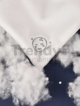 Plyšový macko svietiaci v tme Moonlight Collection Plush Doudou et Compagnie v darčekovom balení biely 28 cm od 0 mes