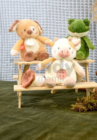 Plyšové zvieratko so zvukom The Farm Doudou with Sound Box Doudou et Compagnie v darčekovom balení rôzne druhy 17 cm od 0 mes DC4358