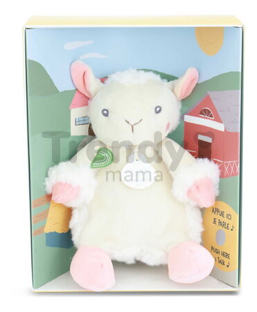 Plyšové zvieratko so zvukom The Farm Doudou with Sound Box Doudou et Compagnie v darčekovom balení rôzne druhy 17 cm od 0 mes DC4358