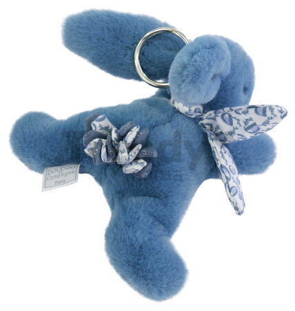Plyšový zajačik prívesok na kľúče Keyring Bag Charm Doudou et Compagnie viac farieb od 24 mes DC4374