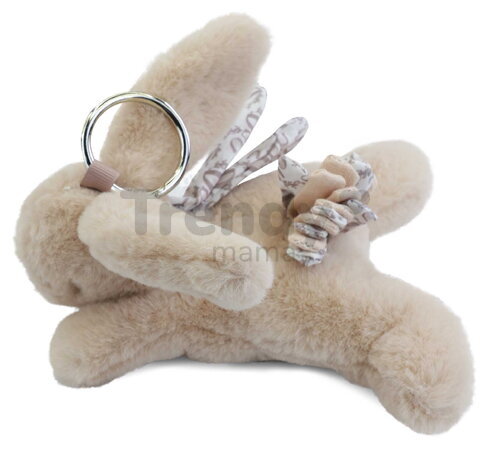 Plyšový zajačik prívesok na kľúče Keyring Bag Charm Doudou et Compagnie viac farieb od 24 mes DC4374