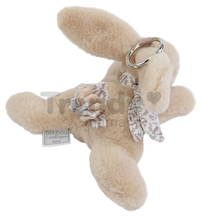Plyšový zajačik prívesok na kľúče Keyring Bag Charm Doudou et Compagnie viac farieb od 24 mes DC4374